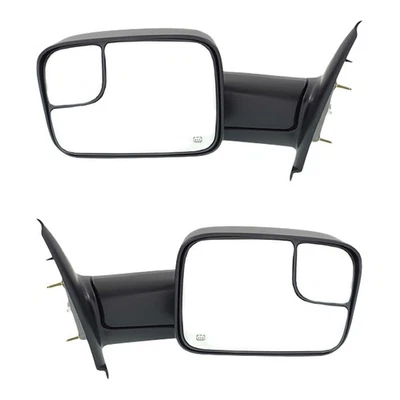 Tow Mirror Set For 2002-2008 Dodge Ram 1500 2003-2009 Ram 2500 3500 LH RH Pair - Image 1 of 4