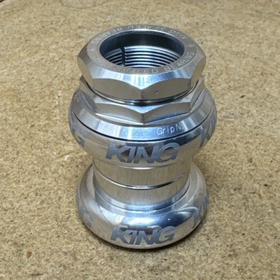 Vintage Chris King GripNut 1” Threaded Headset 1 inch Silver - Image 1 of 4