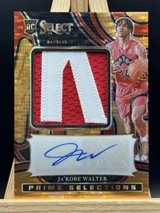2024-25 Select - FOTL Prime Selections Signatures Ja'Kobe Walter 09/30 Raptors - Picture 1 of 2