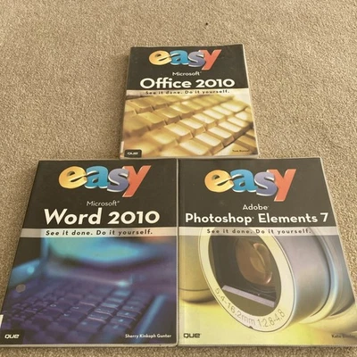 Easy Microsoft Office 2010, Word 2010, Adobe Photoshop Elements 7 - Image 1 of 4
