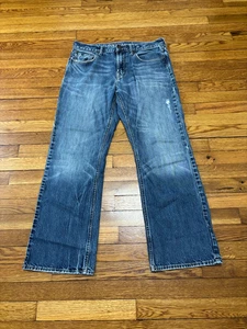 Vintage American Eagle Herren Bootcut Jeans Größe 33x32 blau 100% Baumwolle Denim y2K - Bild 1 von 7