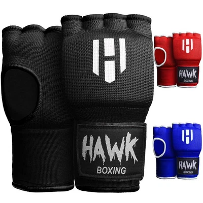 Hawk Padded Inner Gloves Training Gel Hand Wraps for Boxing Quick Wraps Men &... - Image 1 of 4