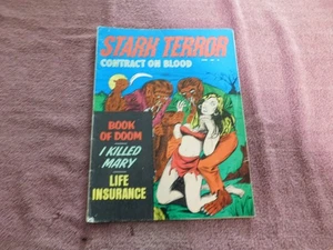 Stark Terror Contract On Blood June 1971 Vintage Magazine / Comic - Picture 1 of 4