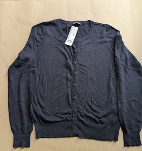 Warehouse Women's Cardigan Blue Size 12 - Picture 1 of 2