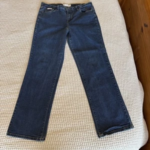VTG Y2k Baby Phat Blue Jeans Sz 18 Embroidered Gold Cat Denim 36x30 - Picture 1 of 12