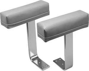 Wise 8WD444AR-717 Arm Rest with Aluminum Brackets and Mounting Hardware, Grey - Picture 1 of 3