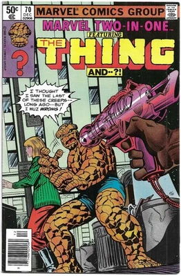 Marvel Two-In-One #70 BRONZE AGE COMIC BOOK The Thing & Yancy Street Gang 1980 - image 1 of 2
