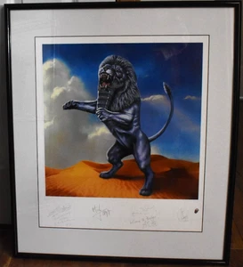 Rolling Stones 1997 Bridges To Babylon Framed Lithograph Limited #1460/5000 COA - Picture 1 of 20
