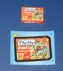 Wacky Packages Eraser Series 2 Thefty #12 With Matching Sticker