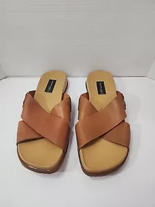 Kenneth Cole New York Men s Under-Sand-able Slide, Sandal, Tan, 12M Italy - Picture 1 of 5