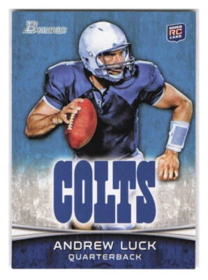 2012 Bowman #150a Andrew Luck Indianapolis Colts - Image 1 of 2