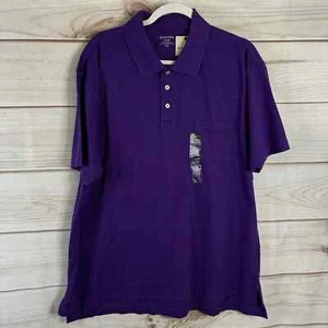 St. John's Bay Purple Polo Size XL - Picture 1 of 6