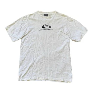 Okley Rare Vintage Big Central Logo T Shirt Herren Weiß Gr. M - Bild 1 von 6