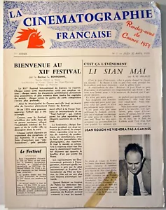 rare magazines "RDV de Cannes 1959"-N°1 from 30/4/1959 to N° 18 from 13/05/59~20 pages - Picture 1 of 8