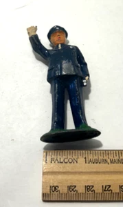 Lead Soldier Policeman Constable Bobby 3.5" inches tall Vintage - Picture 1 of 11