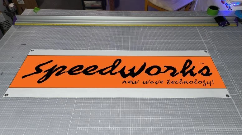 speedworks Banner rc10 retro old school ae oval sprint racing buggy truck - Image 1 of 1