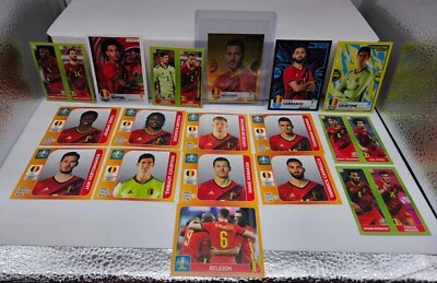 Лот из (37) карт команды Бельгии различных лет - включает Hazard De Bruyne Doku - Изображение 1 из 3