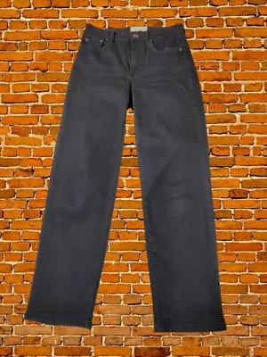 PANTALÓN VAQUERO NEGRO DENIM TIRO MEDIO CIGARETTE MUJER TALLA W29 L28 Foto 1 de 4