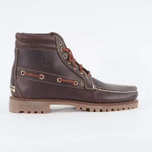 Hombres Timberland 7 Ojos Chukka A13F1 Cuero Informal Caminar Con Cordones Botas Marrón - Imagen 1 de 7