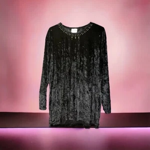 Vintage Bentley Outfit Damen Top X-Large Samt Made In USA In The 60’s - Bild 1 von 9