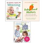 Good Stuff Lucinda Miller (Hb),Weaning Annabel(Hb),Baby Food Matters 3 Books Set