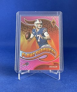 Josh Allen - 2021 Panini Phoenix - Flame Thrower Pink /175 - Bills