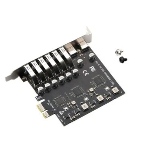 Expansion Card PCIE to 8-Port USB3.2 Gen1 Controller Type-C 5Gbps Converter - Picture 1 of 9
