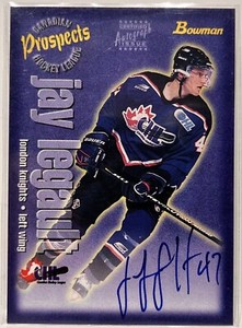 97-98 Bowman Canadien Hockey League #148 Jay Legault Autograph Auto CHL Prospect