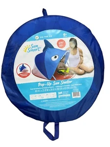 Sun Smart On The Go Pop Up Sun Shelter Shark for 6+ Months UPF 50+ New - Picture 1 of 6