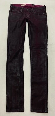 Pantalones M555 Adriano Goldschmied Ciruela LEGGING SUPER SKINNY 26R (Medidas 28x31")  Foto 1 de 4