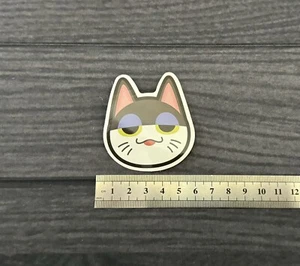 Animal Crossing | Calcomanía pegatina Cat Villager | ideal para botellas, computadoras portátiles, etc. - Imagen 1 de 4