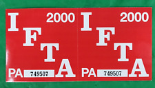 2000 Pennsylvania  Vehicle Tax Sticker new unused