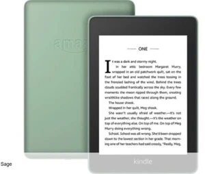 Amazon Kindle Paperwhite (10th Generation) 32GB Sage - Picture 1 of 3