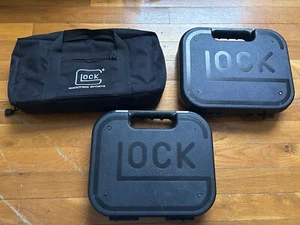 Lot Of 2 Glock Hard Cases 1 Soft Case - Picture 1 of 2