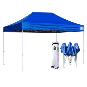 Eurmax Pop Up 10x15 Canopy BEYOND Commercial Patio Tent Shelter+Roller Bag - Picture 1 of 19