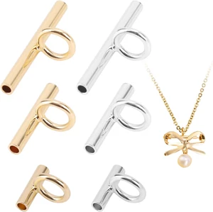 Convertidores de 6 piezas de pasador a colgante, adaptador de collar de cobre de 8/13/20 mm para broche Gol - Imagen 1 de 7