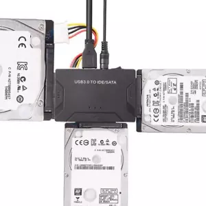 USB 3.0 to IDE/SATA Converter Adapter Kit For 2.5"/3.5" SATA/IDE/SSD Hard D2025/ - Bild 1 von 17