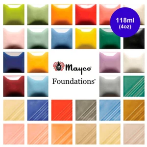 Mayco Foundations Glaze for Ceramics and Pottery, Cone 06-6, 118ml - Picture 1 of 205