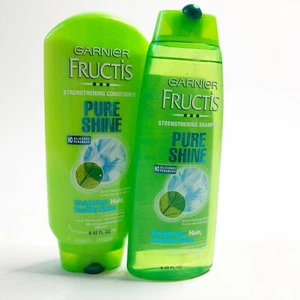 Garnier Fructis Pure Shine Shampoo & Conditioner Strengthening 8.45 FL OZ Each - Picture 1 of 2