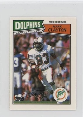 1987 Topps United Kingdom American Football Mark Clayton #53 - Image 1 of 2