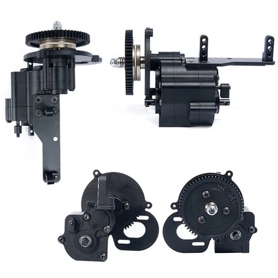 RC Car Chassis/Gear Box Transmission Case 2 Speed Kits for 1/10 Axial SCX10 - Image 1 of 4