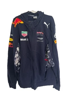 NEW Red Bull Racing Team 2017 Aston Martin Rain Coat Puma F1 jacket Size Large L - Picture 1 of 7