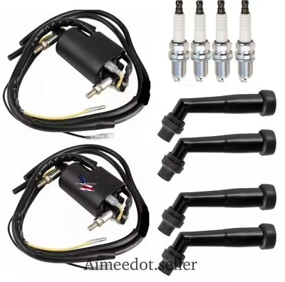 2X Bobinas de encendido y bujía para Yamaha YZF600R YZF 600R (1997-2007) Foto 1 de 4