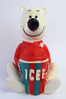 1970 S Icee Bear Vinilo Suave Hucha De Colección JPN Limited Retro Anime Figura Juguete Foto 1 de 4