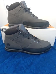 Timberland Euro Rock Mid Lace Boot Grey Nubuck UK 10 New and boxed. - Picture 1 of 10