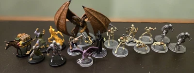 ASSORTMENT of  FANGS & TALONS  **MINITURES**  ICONS of the REALMS  - D&D - Image 1 of 4