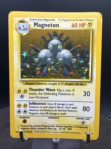 Magneton 9/102 - Base Set Unlimited - Holo Rare Vintage WOTC 1999 - Picture 1 of 24
