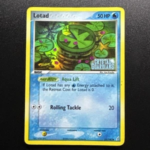 Pokémon TCG Lotad EX Crystal Guardians 55/100 Reverse Holo Common - Picture 1 of 3