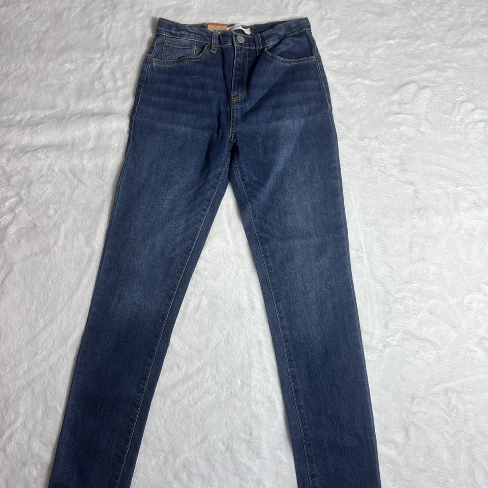 Levi’s Youth 720 High Rise Super Skinny Blue Jeans Adjustable Size 12