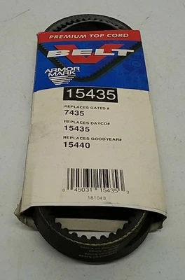 Armor Mark 15435 Premium Top Cord Cogged V-Belt - Correa de transmisión de alto rendimiento Foto 1 de 4